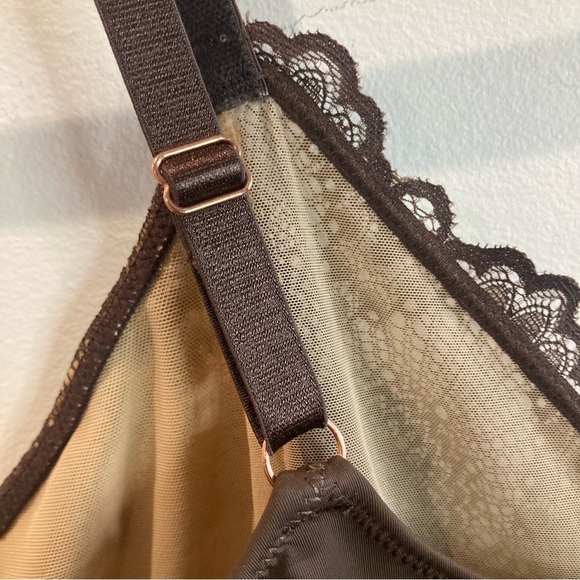 PINSY Sz XL Sculpting Lace Shapewear Adjustable Straps Lace Cup  Bodysuit - Picture 4 of 12